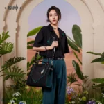 Alhaitham Bag MiHoYo Official Genuine Genshin Impact Alhaitham Theme Impression Series Tote Package Doujin Cosplay PU Bag Sumeru - Image 2