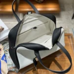 Canvas Handbag Fashion Women's Bag High-Capacity Bowling Bag Pillow Bag New 2025 Color Block - Image 3