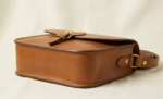 Classic Tan Leather Saddle Bag - Image 3